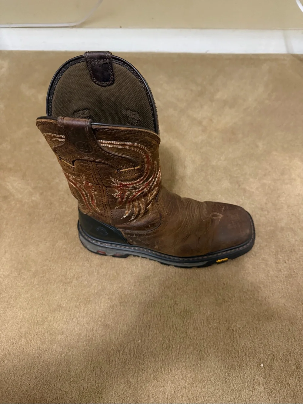 Men’s Justin soft toe boots